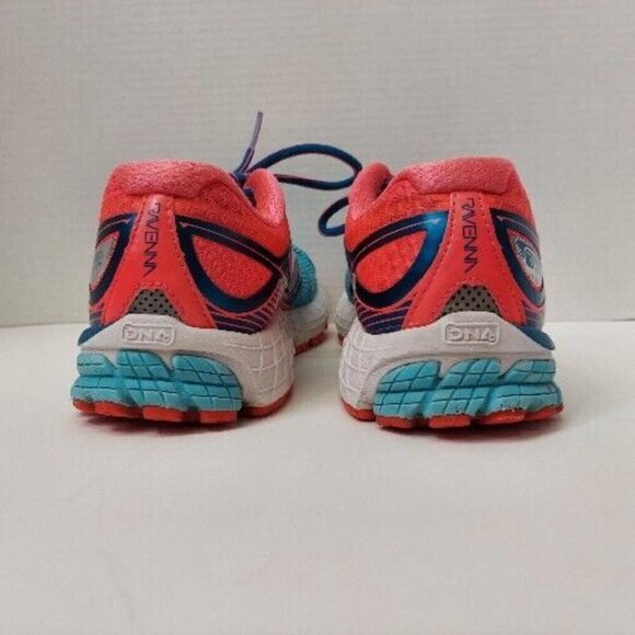 Brooks Womens Ravenna 6 1201821B497 Blue Coral Running Shoes Lace Up Size 9 - Picture 7 of 11
